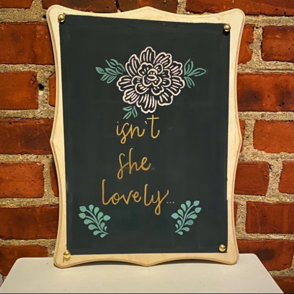 “Isn’t She Lovely” Handmade Wall Decor!